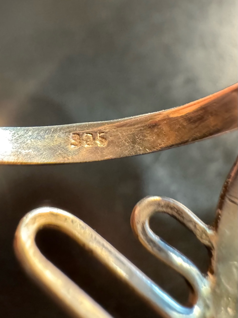 Arthritis Finger Splint Bending Sideways Lateral Deviation Silver 925 Size 11.25 - Picture 8 of 8
